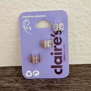 NWT Claire’s Ear Cuffs 3 Pack